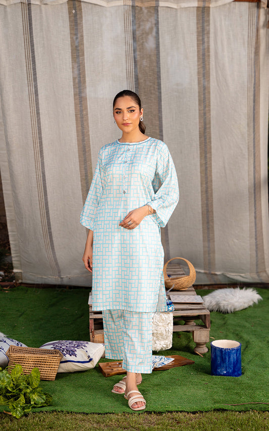 2PC STITCHED - LAWN PR19-MNZ