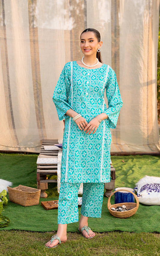 2PC STITCHED - LAWN PR17-TCT