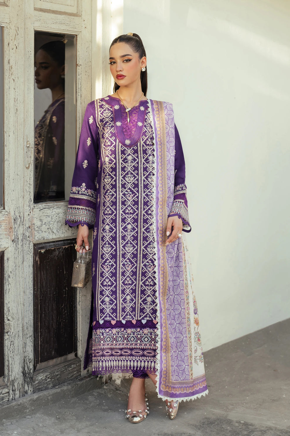 Aymeen - 3P Embroidered Viscose