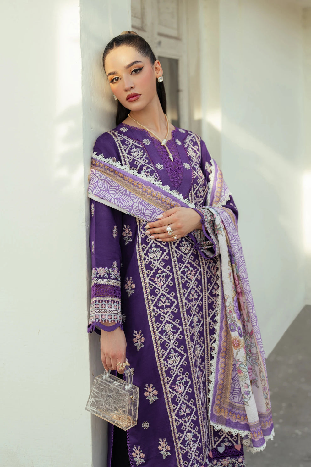 Aymeen - 3P Embroidered Viscose