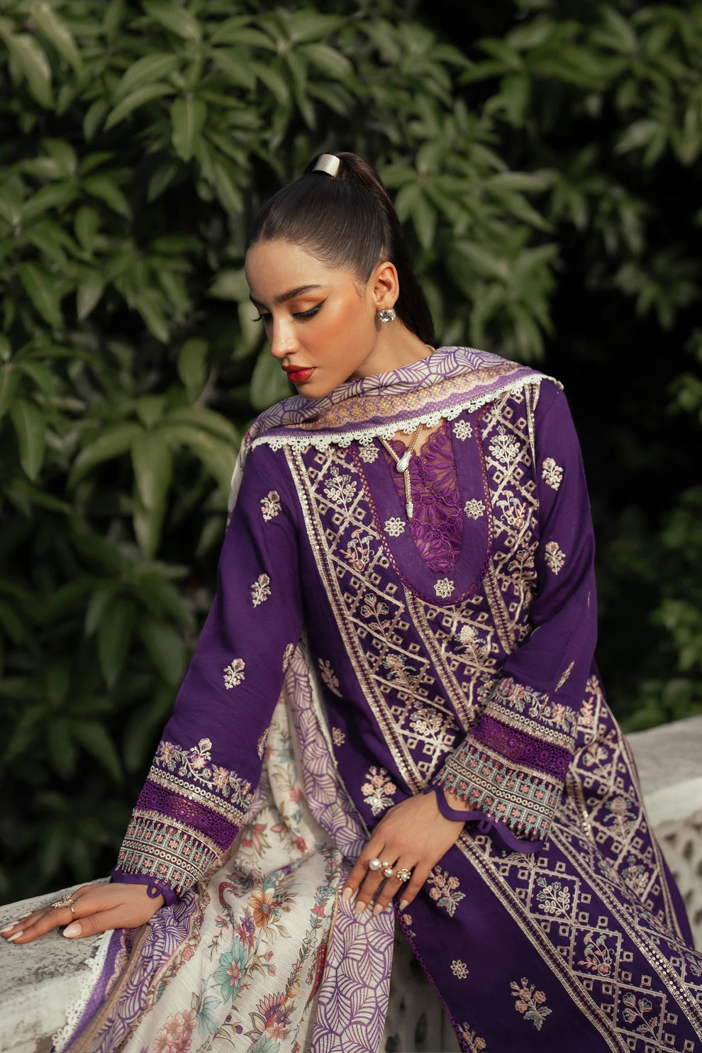 Aymeen - 3P Embroidered Viscose