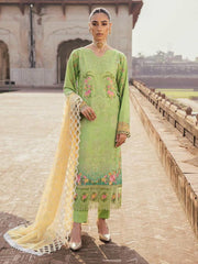 3-B | Karandi Embroidered Chikankari 3P