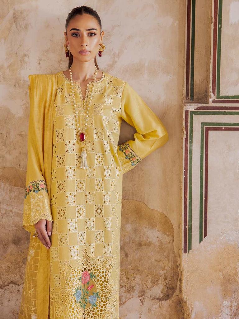4-A | Karandi Embroidered Chikankari 3P