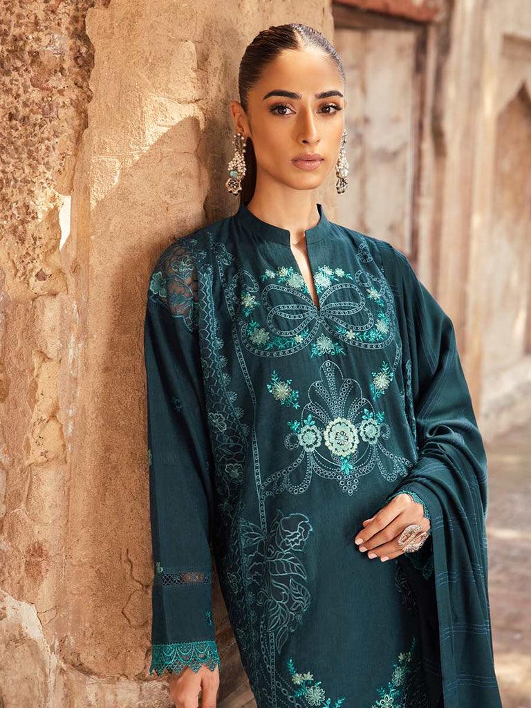 5-B | Karandi Embroidered Chikankari 3P
