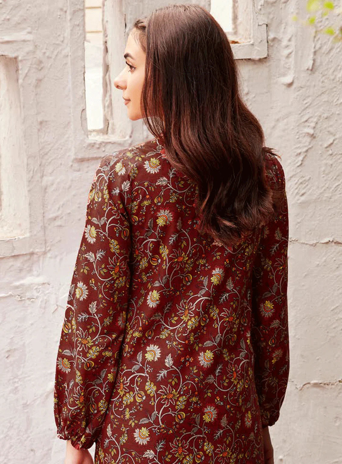 4534 MEHRU - Khaddar Printed 2PC Suit