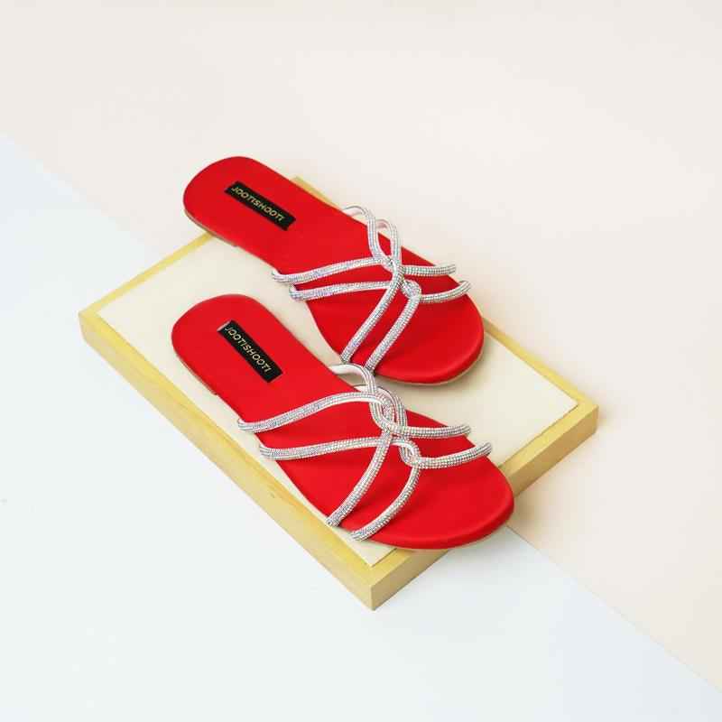 Red Passion Slides - Jooti Shooti