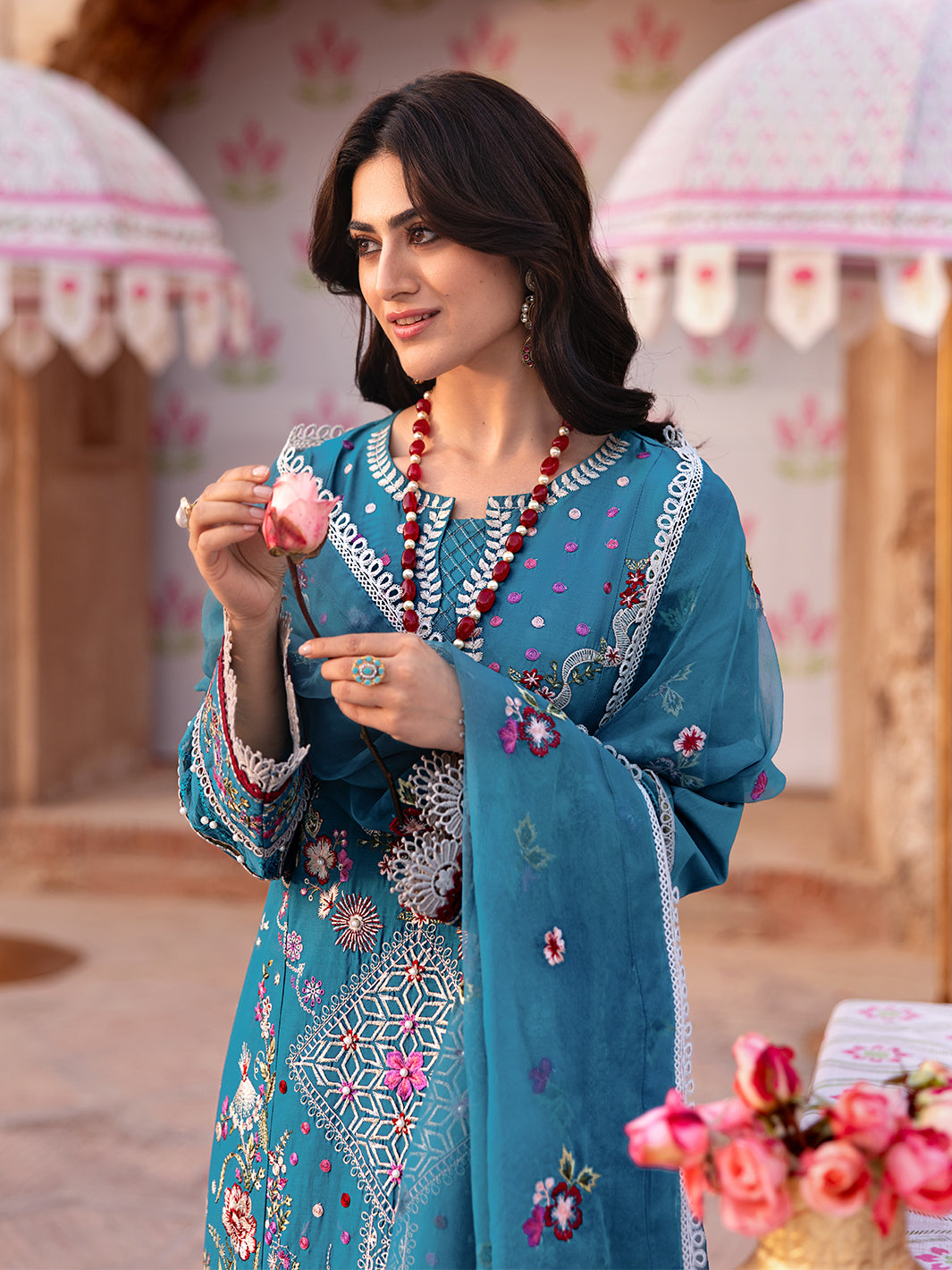 Renee | 3 PC Embroidered Luxury Lawn