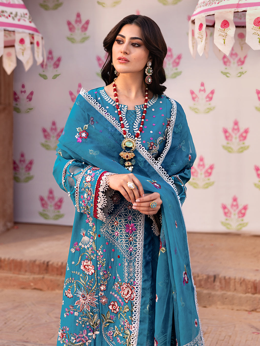 Renee | 3 PC Embroidered Luxury Lawn