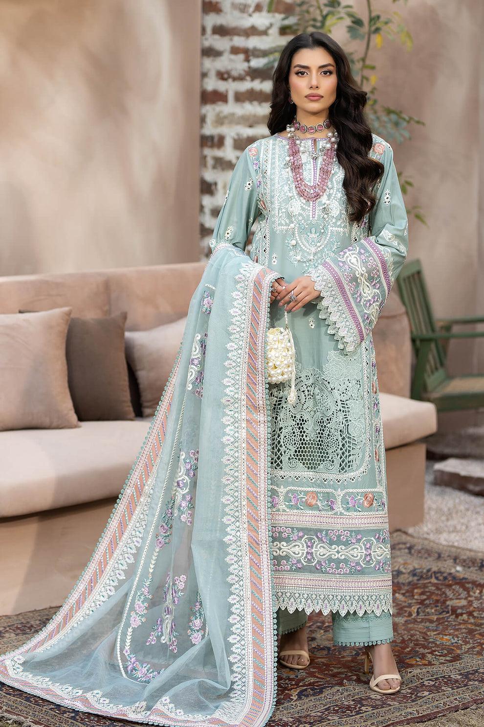 Mirha - Festive Embroidered Lawn 3P