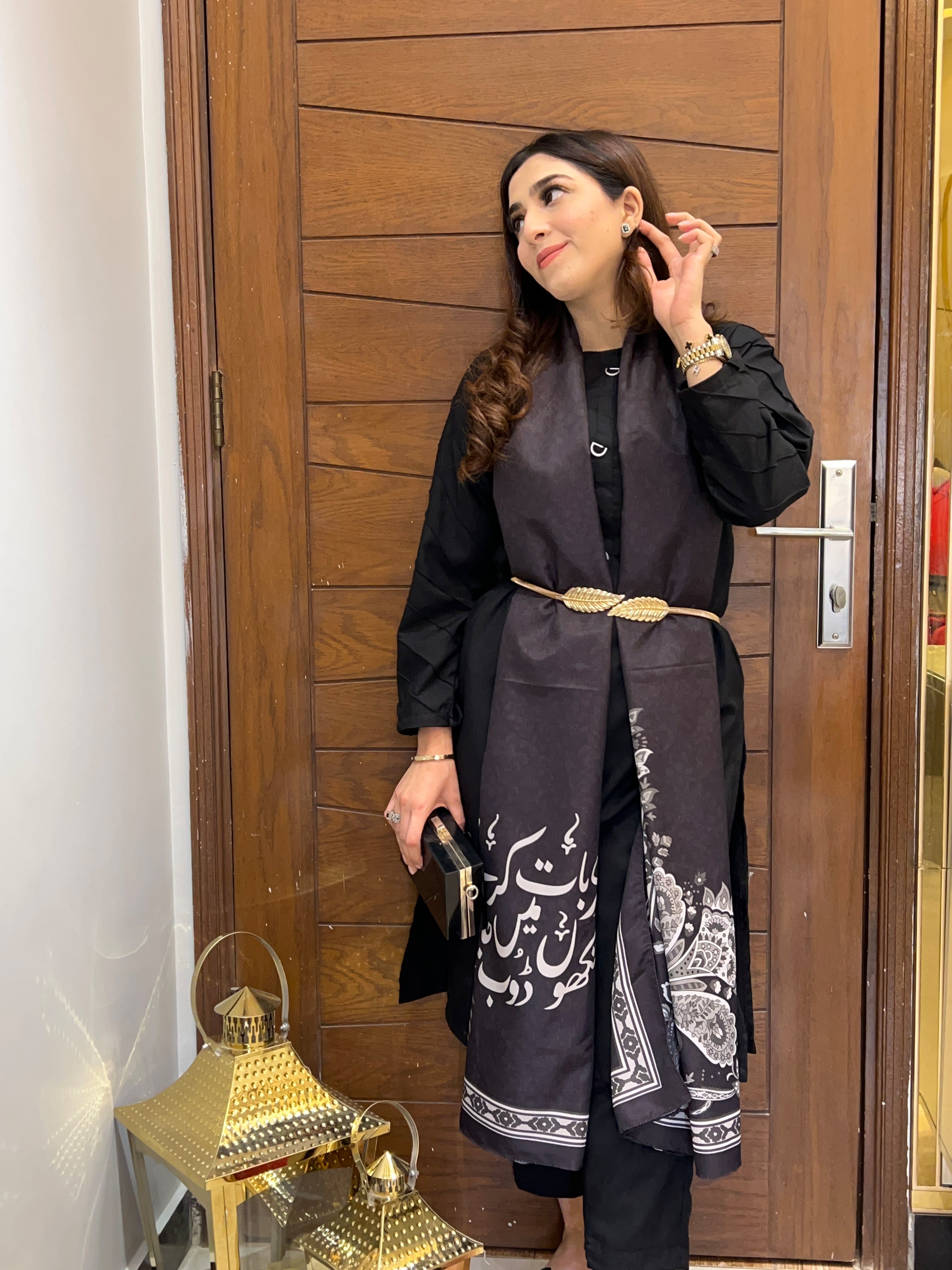 Gehrai Stole (Black)