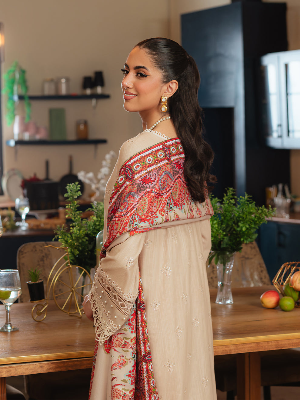 SK-04B - 3P Embroidered Khaddar