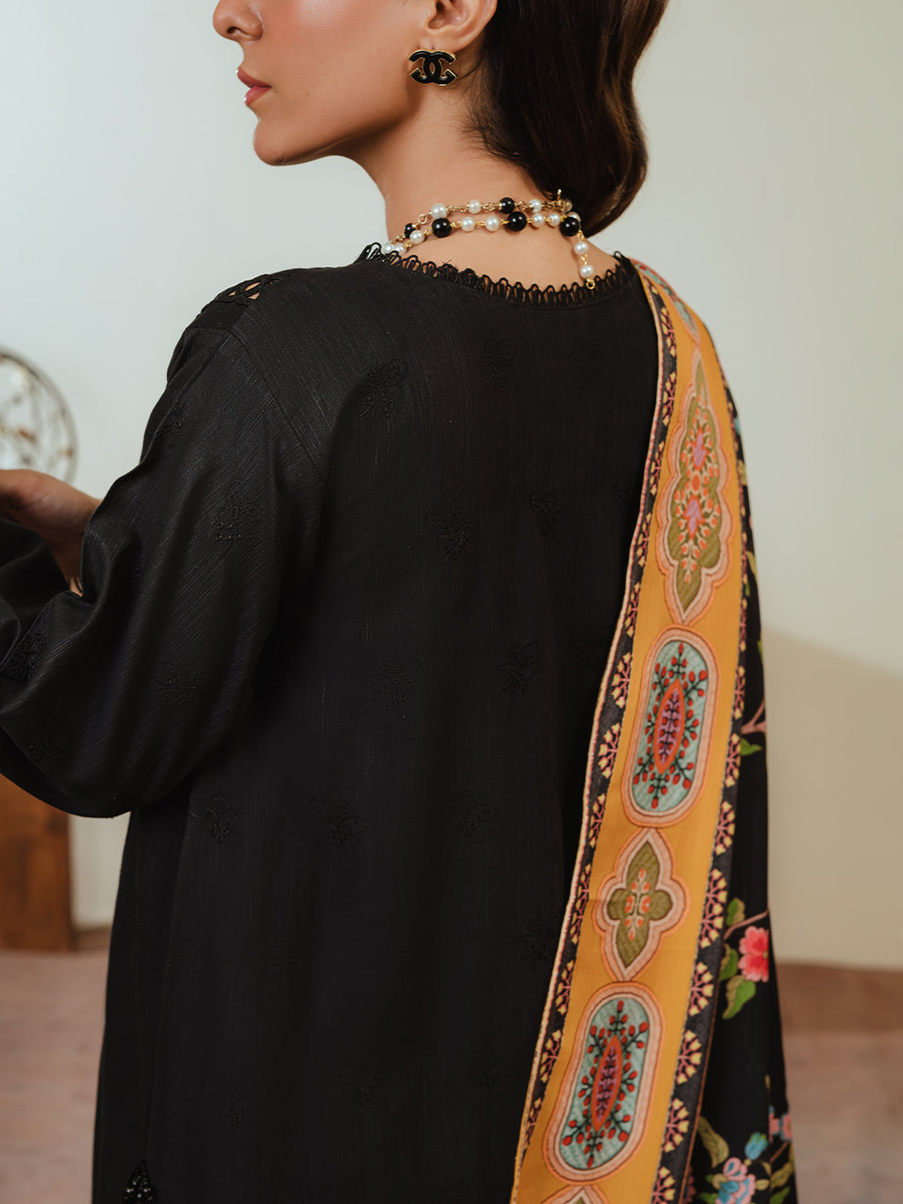 SK-05B - 3P Embroidered Khaddar