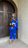 Blue Embroidered two pc