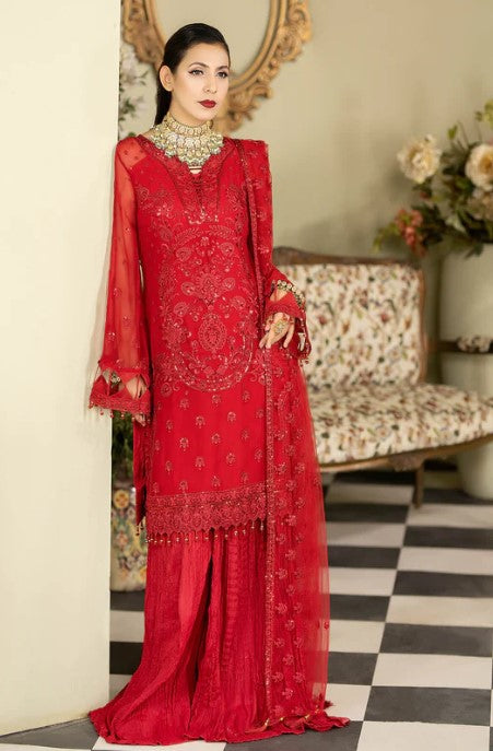 M-50 CHAMPA - Embroidered Chiffon 3P