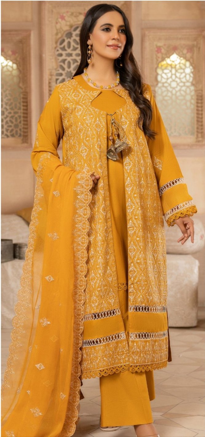 101 - Eid Embroidered 3p - Lawn