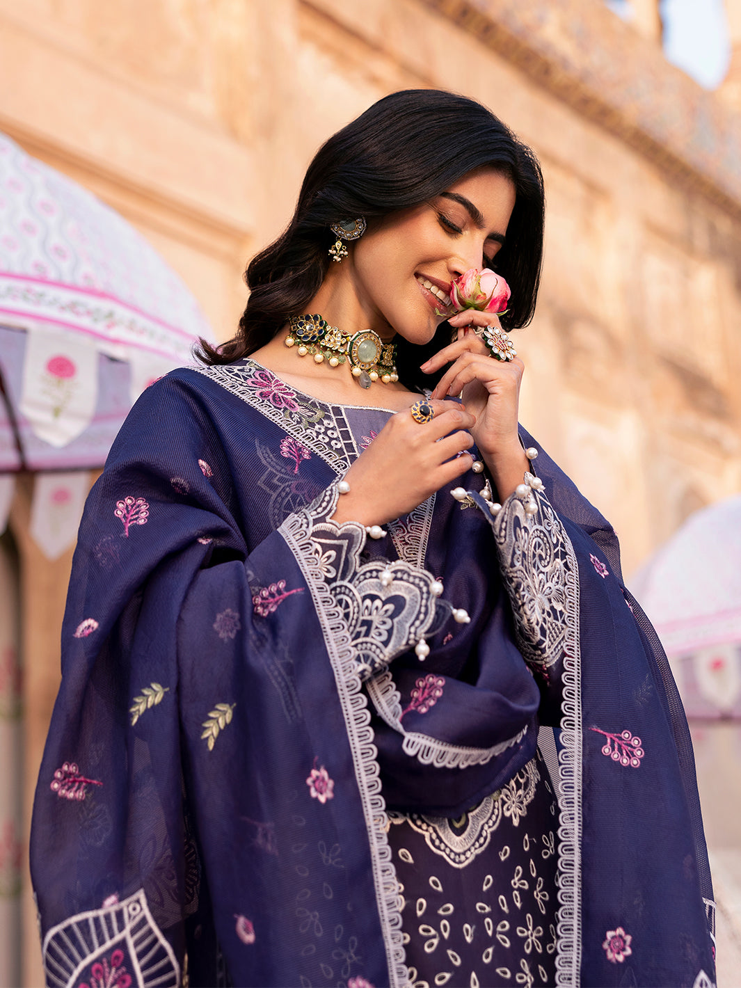 Serina | 3 PC Embroidered Luxury Lawn