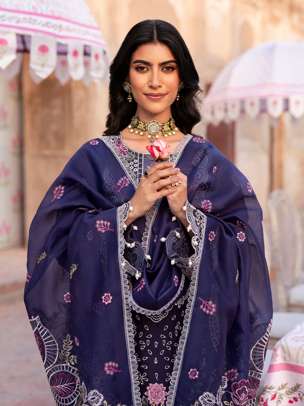 Serina | 3 PC Embroidered Luxury Lawn