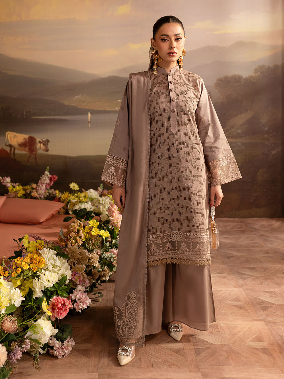 SIENNA | 3 PC Embroidered Lawn