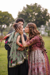 Pistachio Blockprinted Gharara Set