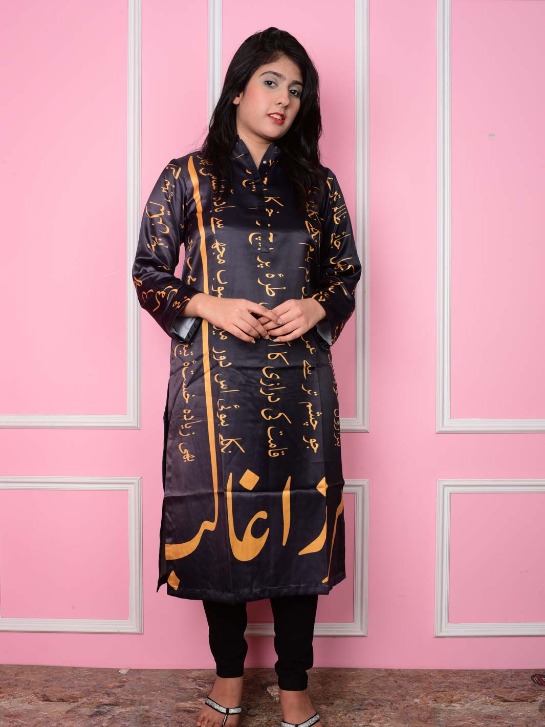 Ghalib ki  khuahish Shirt (Silk)