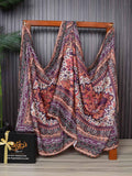 Zamana Shawl (Shaded Brown)