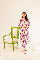 Printed 2PC Dress- PR7