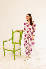 Printed 2PC Dress- PR7