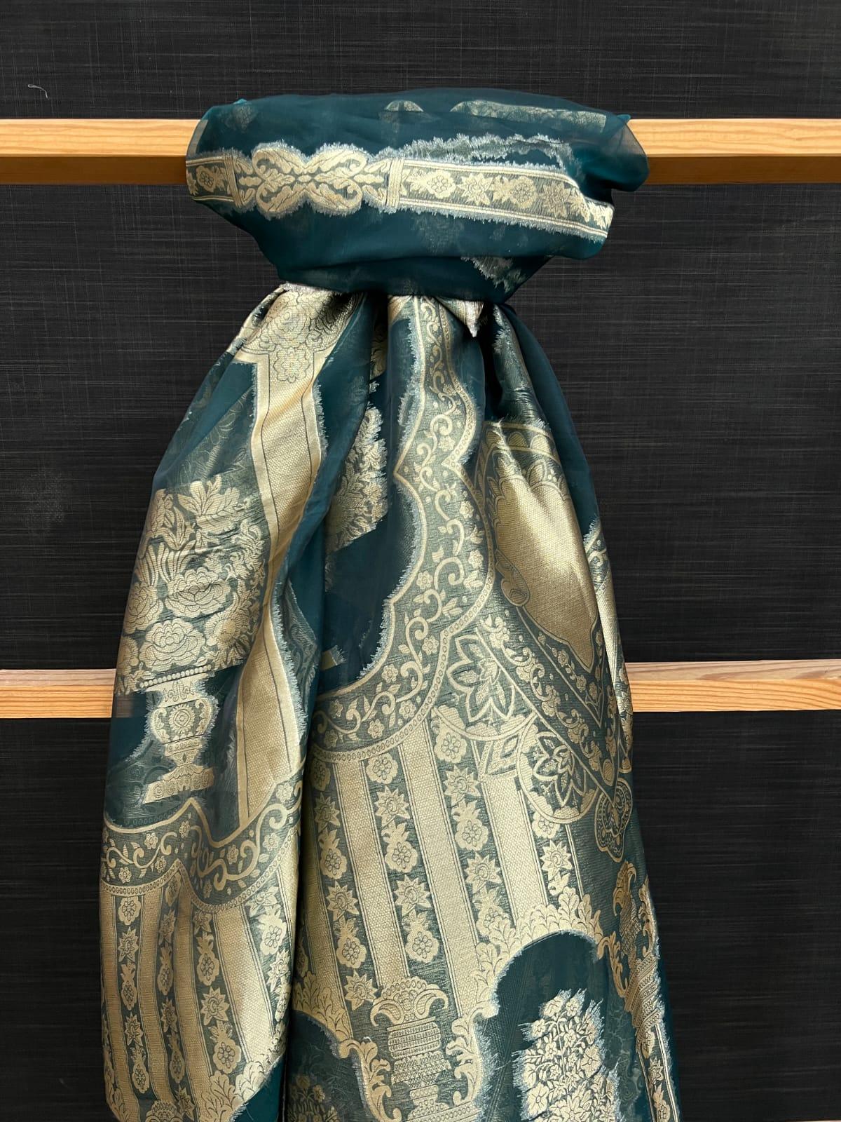 Organza Jacquard Fancy Shawl
