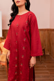 2PC Embroidered Dress- EMB14