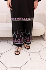 2PC Embroidered Dress- 1003