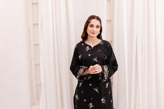 2PC Embroidered Dress- 1007
