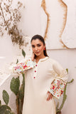 2PC Embroidered Dress- 1041