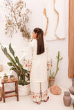 2PC Embroidered Dress- 1041