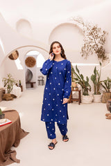 Lawn 2PC Embroidered Dress- 1042