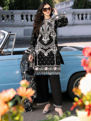 214 - A - Embroidered Lawn 3P
