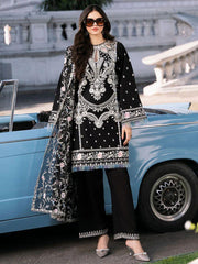 214 - A - Embroidered Lawn 3P