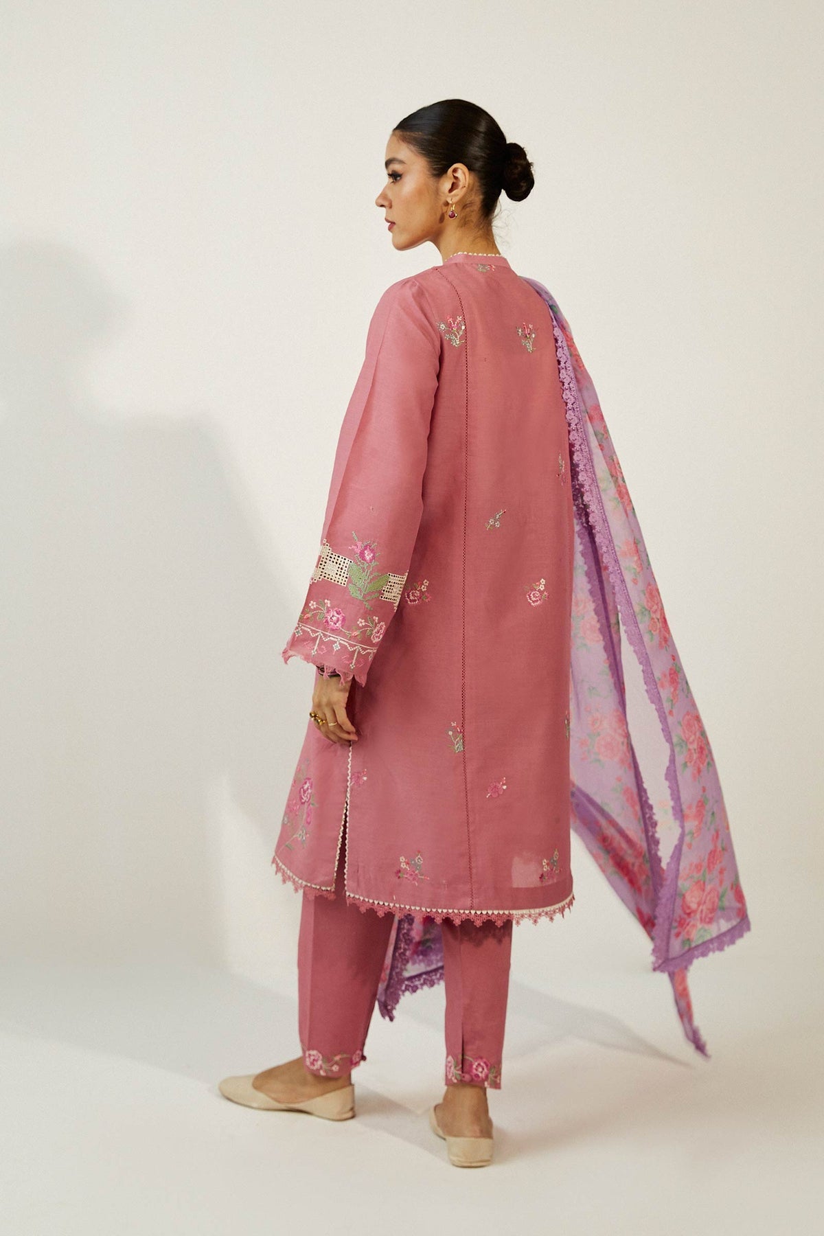 2B - Eid Embroidered Lawn 3P