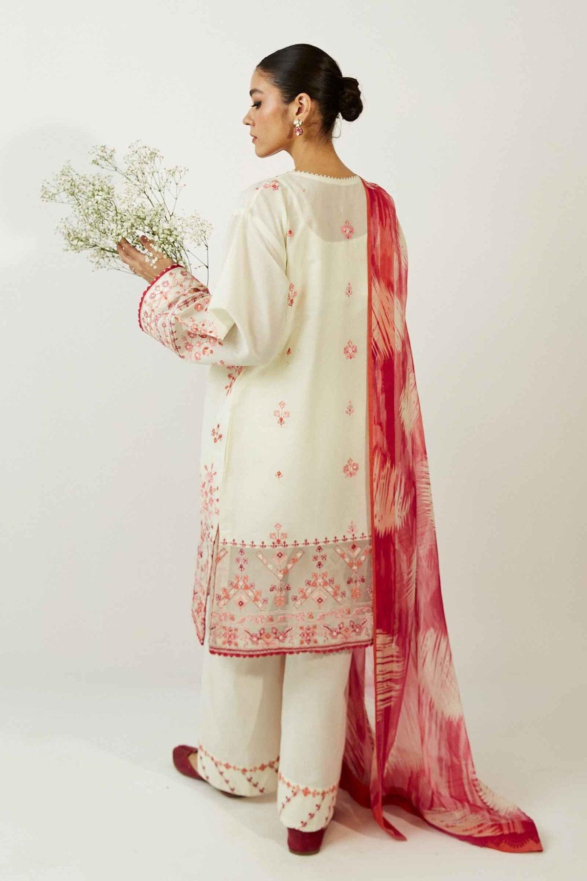 7A - Eid Embroidered Lawn 3P