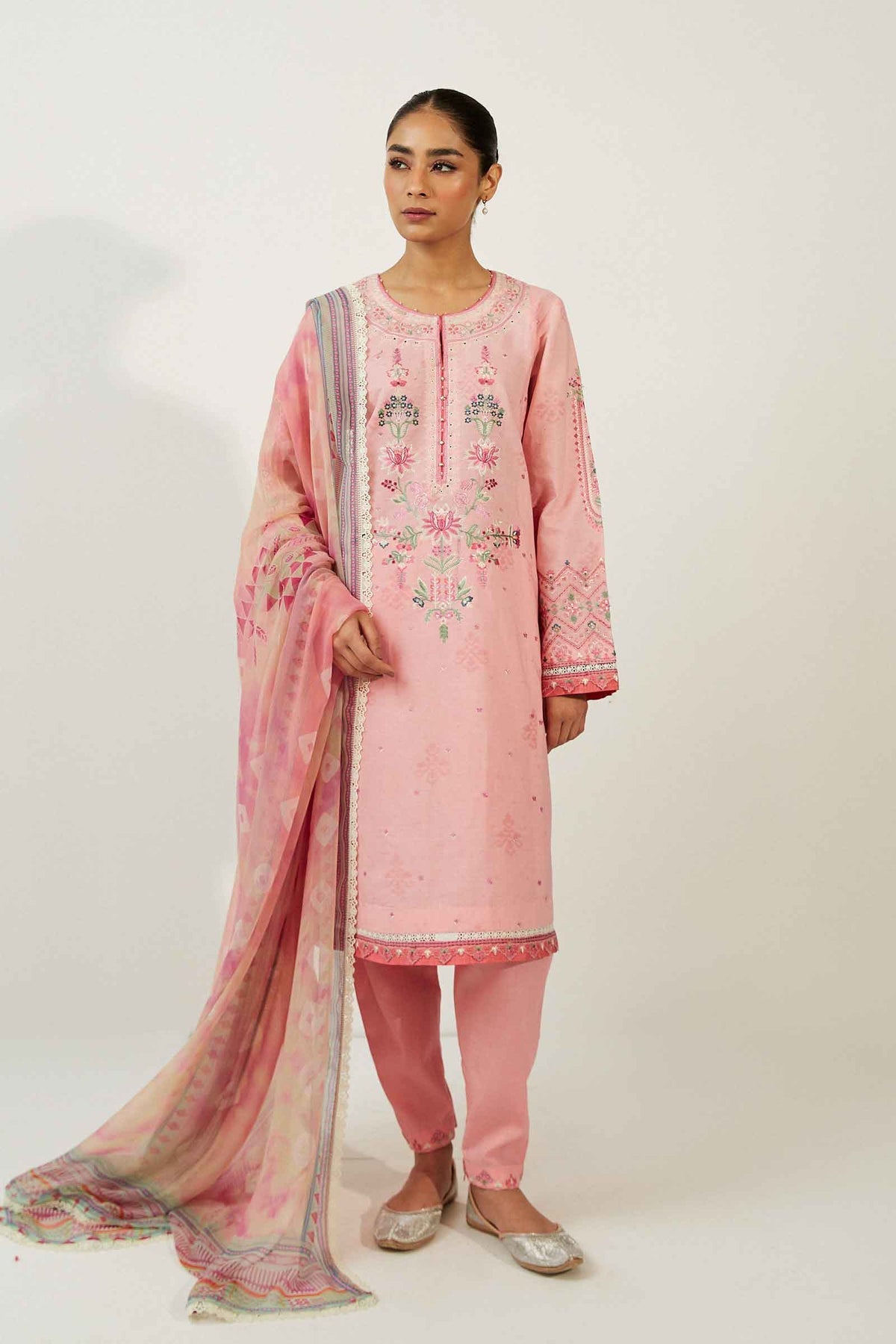 8A - Eid Embroidered Lawn 3P