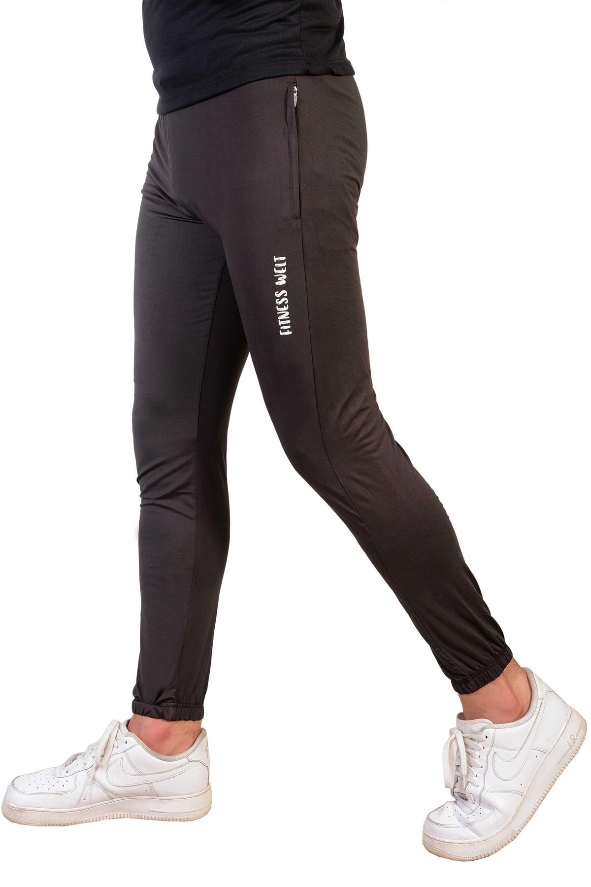 Fitness Welt - Black Elastic Toe Bottoms