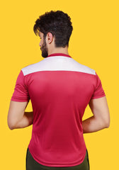 Scoop Hem Tee Red