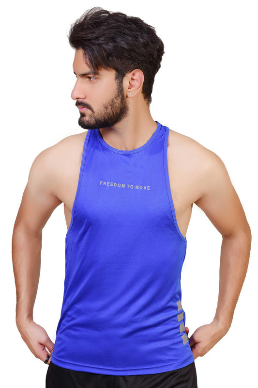 Fitness Welt - Freedom Tank top Blue