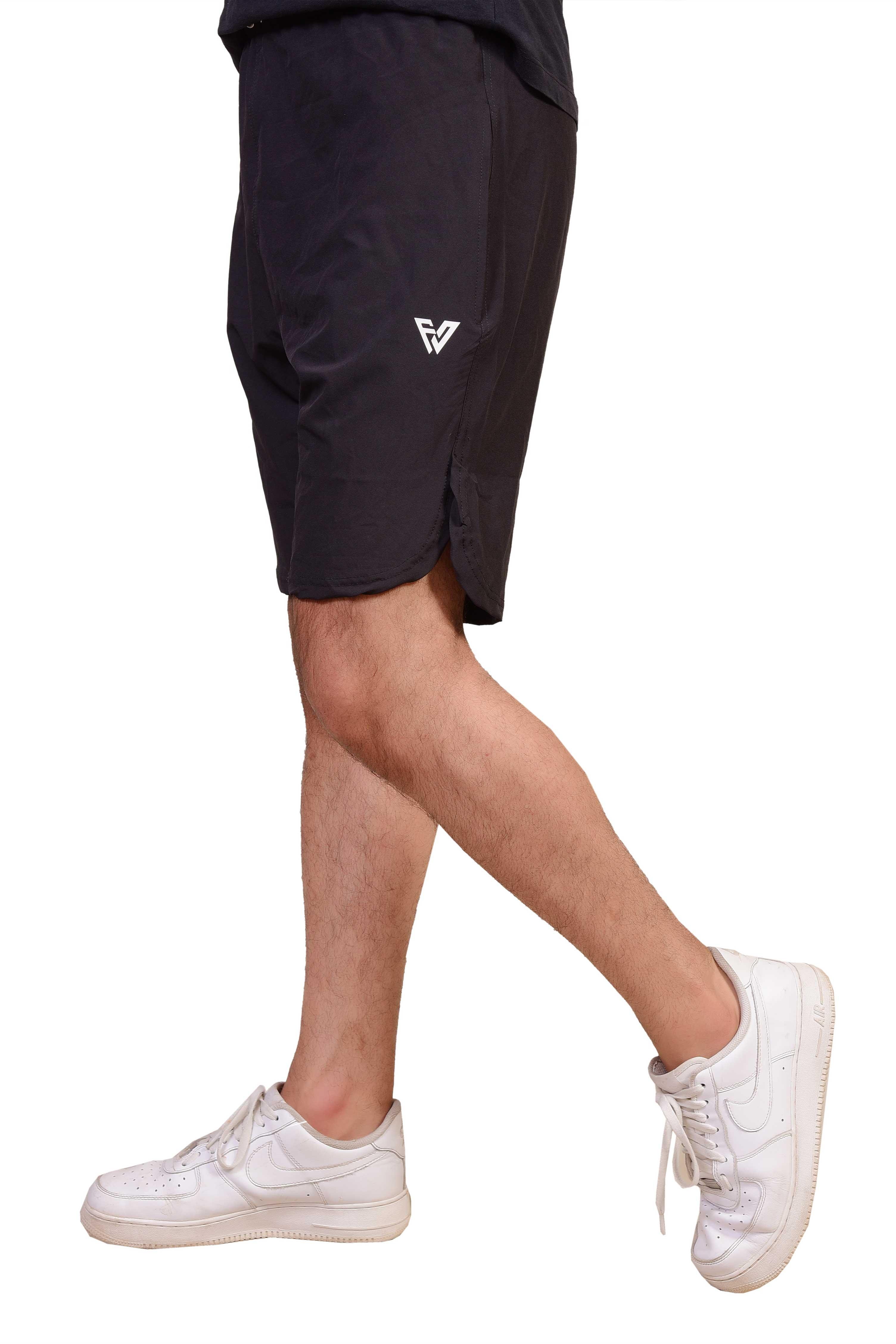 Fitness Welt Athletic Shorts Black