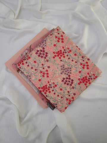 MD 08 - Embroidered Lawn 3P