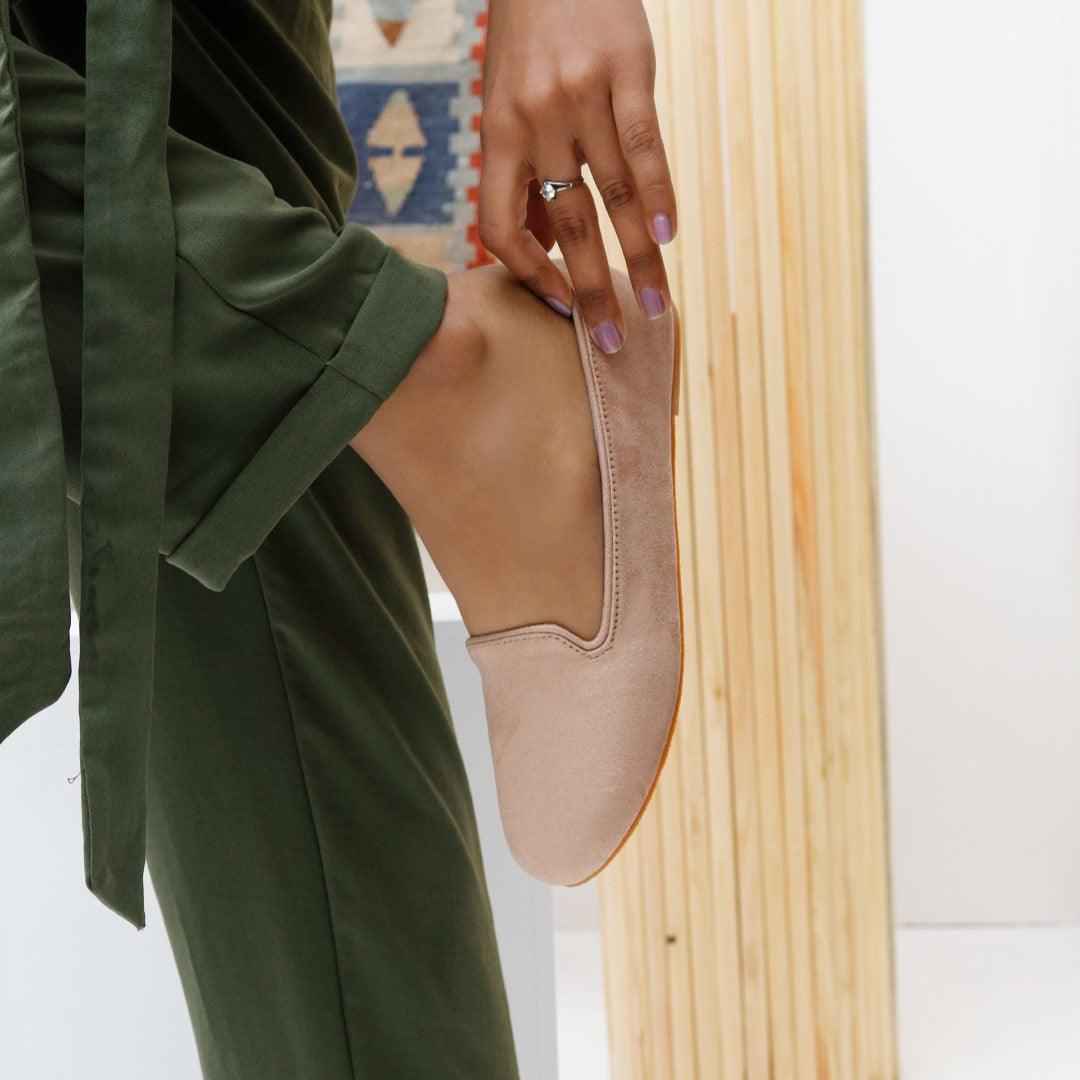 Cream Loafers - Jooti Shooti