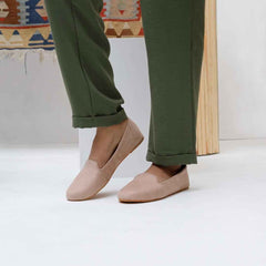Cream Loafers - Jooti Shooti