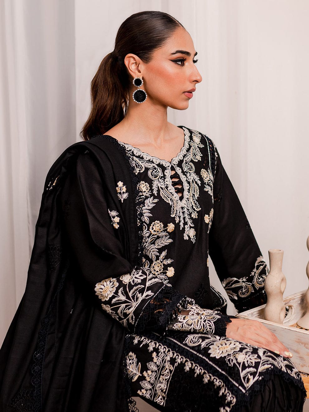 NNF - 12 | Wool Embroidered 3P