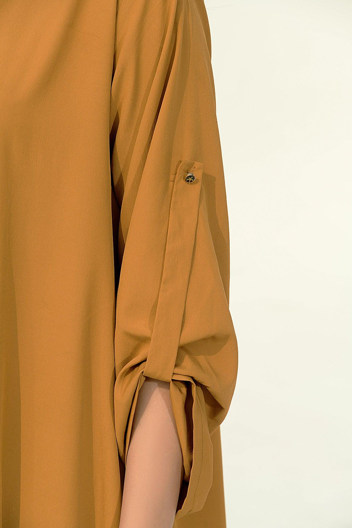 Caramel Grip Dress - Peach Republic