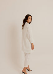 Ivory Pleated Set
