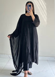 3pcs black frock